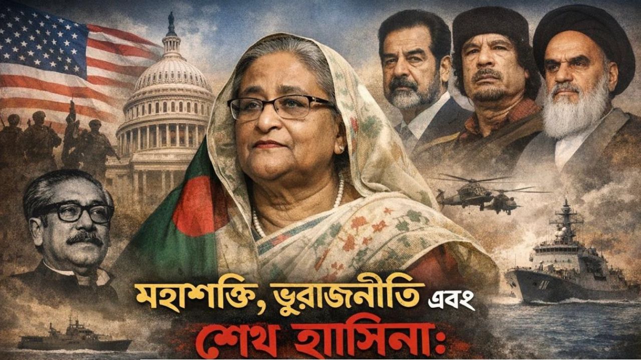 &ldquo;মহাশক্তি, ভূরাজনীতি এবং শেখ হাসিনা: ইতিহাস কি পুনরাবৃত্ত হচ্ছিল?&rdquo; 