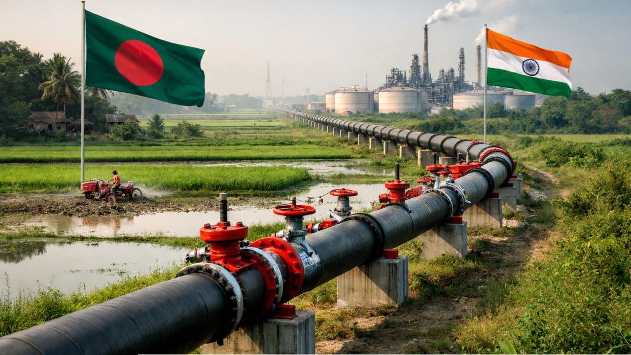 ভারত থেকে আজ বাংলাদেশে যাচ্ছে ৫ হাজার মেট্রিক টন ডিজেল, পাইপলাইনে পাম্পিং শুরু