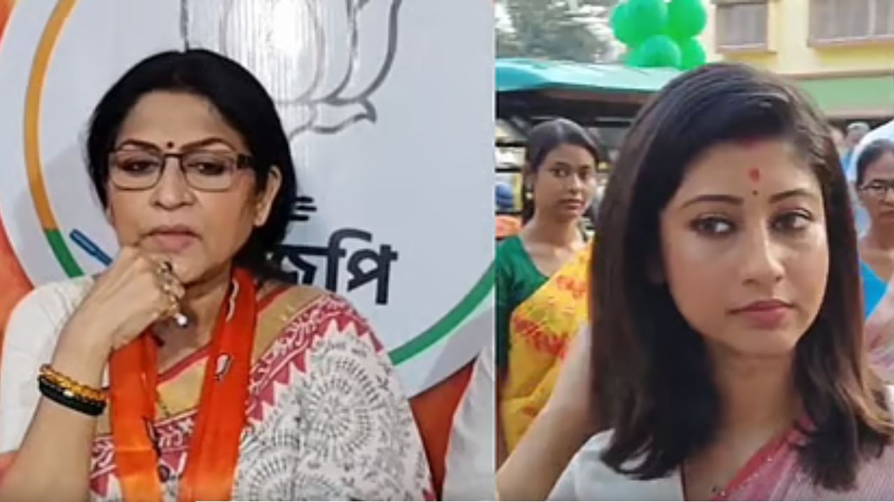 সোনারপুর দক্ষিণে ‘তারকা’ যুদ্ধ! রূপার ‘ল্যাম্পপোস্ট’ তোপে পাল্টা সৌজন্য লাভলীর