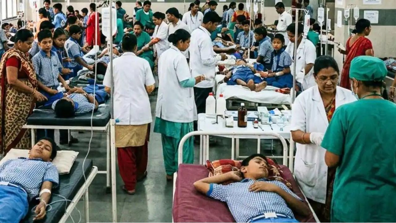খাবার খেয়ে অসুস্থ শতাধিক পড়ুয়া, গুজরাতে আতঙ্ক- পাওভাজি-পোলাওয়ে বিষক্রিয়ার অভিযোগ