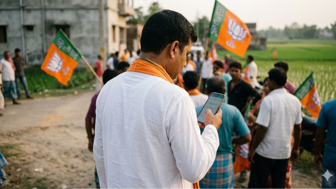 ভোটের মুখে উত্তাল নন্দীগ্রাম: শুভেন্দু-ঘনিষ্ঠ বিজেপি নেতার &lsquo;অশালীন&rsquo; চ্যাট ঘিরে তুঙ্গে রাজনৈতিক বিতর্ক