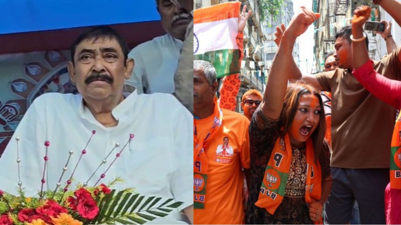 অনুব্রতর গড় বোলপুরে ‘গেরুয়া সুনামি’, তৃণমূলের প্রতীকী শেষকৃত্য সেরে উল্লাসে মাতল বিজেপি!