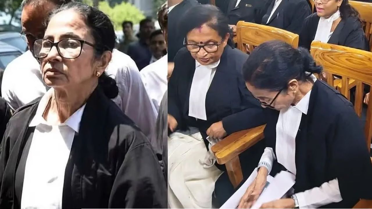 হাইকোর্টে মমতাকে দেখেই ‘চোর’ স্লোগান! দায় ঝেড়ে বিস্ফোরক দাবি শমীকের, নেপথ্যে কি তৃণমূলেরই কোন্দল?