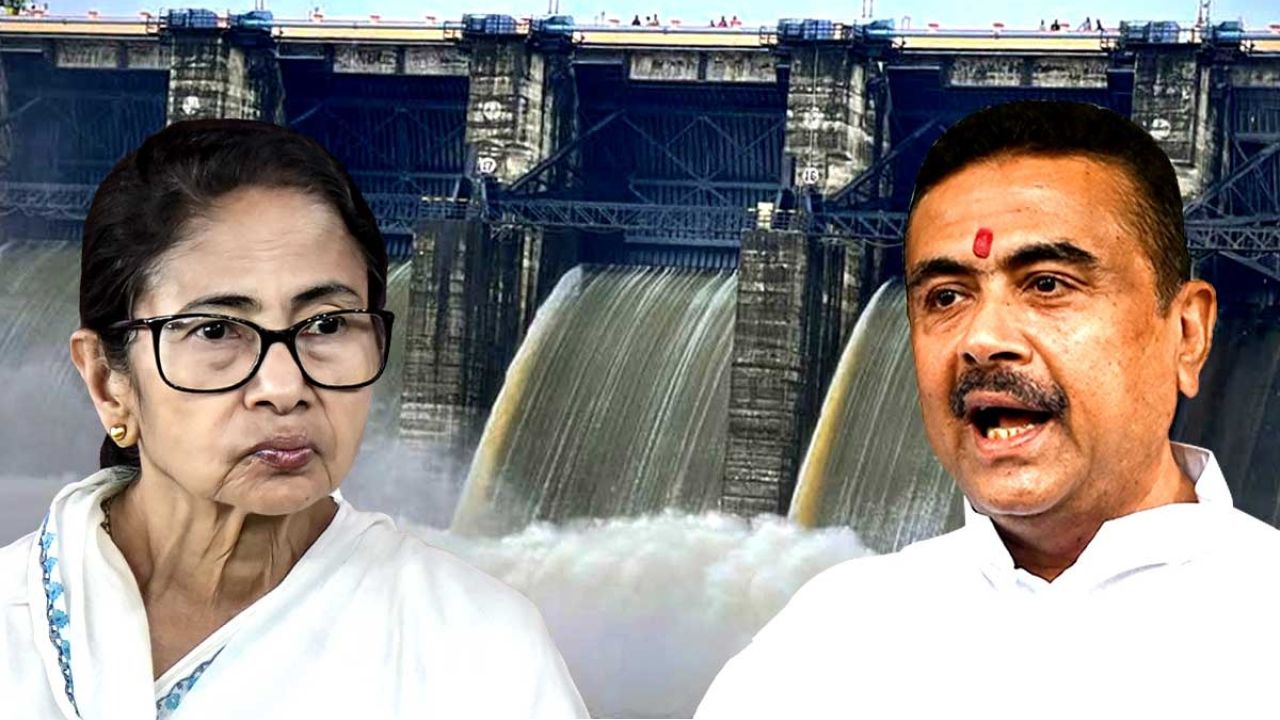 মমতার ‘ম্যান মেড বন্যা’র তত্ত্বে জল? ডিভিসিতে বড় চাল শুভেন্দুর, বর্ষার আগেই নবান্নে মেগা বৈঠক!