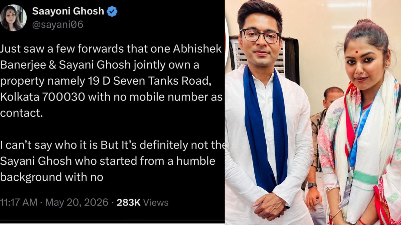 অভিষেকের সাথে যৌথ ফ্ল্যাট বিতর্ক! ‘এই ঘোষকে ভয় দেখানো যাবে না’ মুখ খুললেন সায়নী