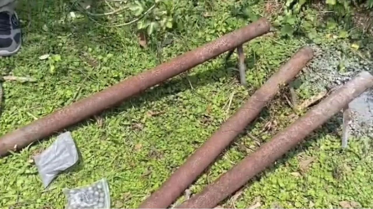 পঞ্চায়েত সদস্যের বাড়ির অদূরেই বোমা-বারুদের স্তূপ! ভোটের মুখে দক্ষিণ ২৪ পরগনায় উদ্ধার পাইপগান ও হ্যান্ডক্যানন