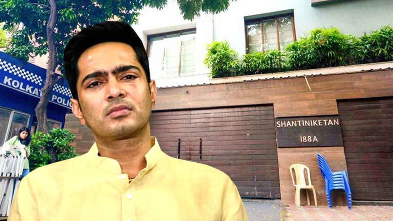 বেআইনি নির্মাণ বিতর্কের মাঝেই অভিষেকের 'শান্তিনিকেতনে' কলকাতা পুলিশ!