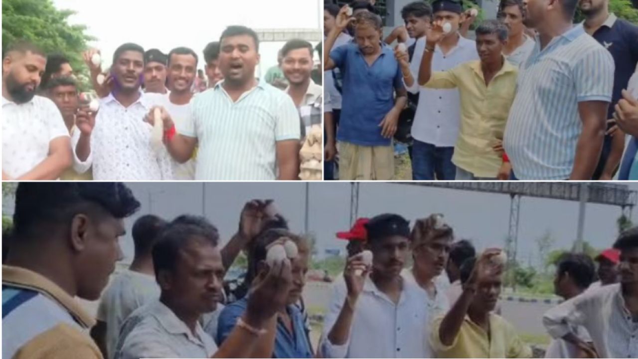 ‘মাছ-ডিম’ হাতে বিক্ষোভ, বাজল ‘মাছ চোর’ গান! কোর্টে যাওয়ার পথে চরম হেনস্থার মুখে এনআইএ-র জালে ধরা পড়া শওকত