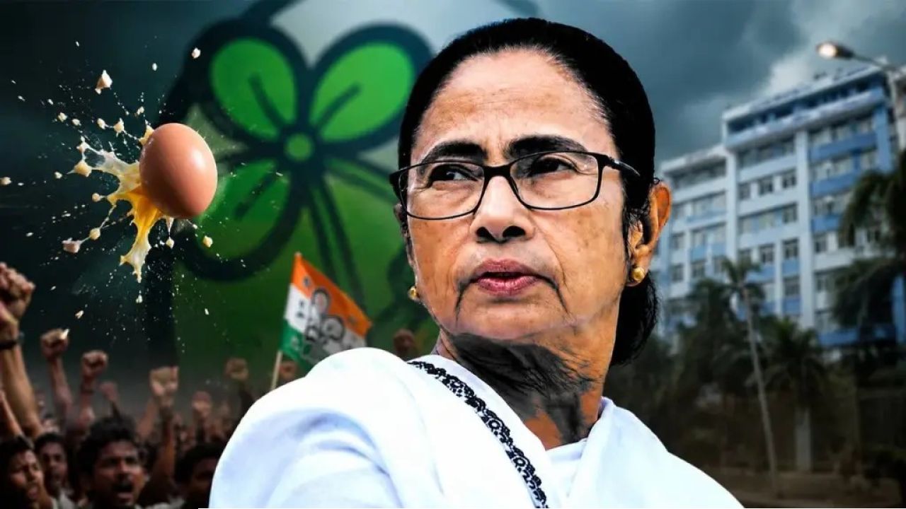 তৃণমূল ভবনেও পচা ডিমের আতঙ্ক! মাঝপথেই মেগা বৈঠক বাতিল করলেন মমতা, গোপন ডেরায় সই করানোর তোড়জোড়