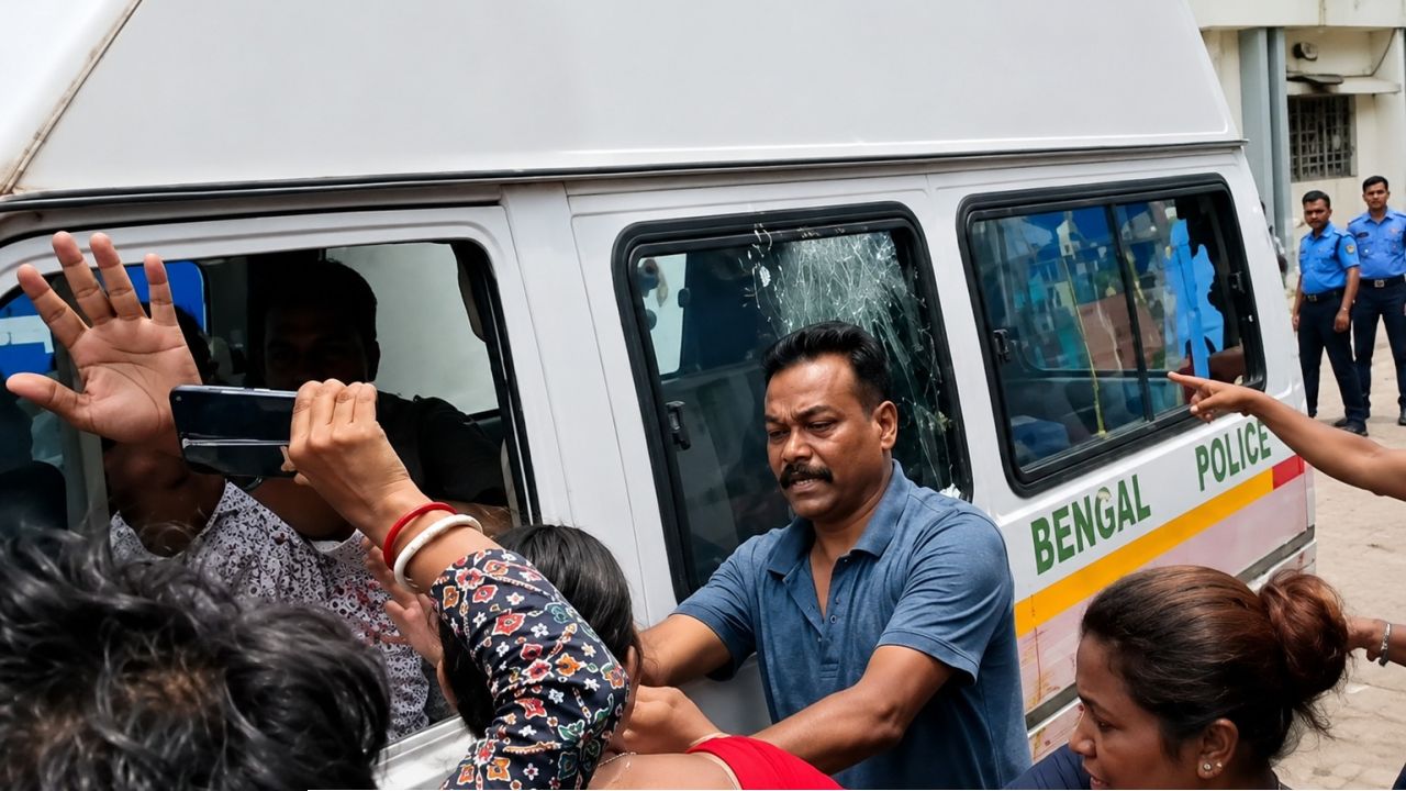 থানা থেকে বের করতেই ধেয়ে এল ডিম-টম্যাটো! গ্রেপ্তার আনন্দপুরের ত্রাস &lsquo;বচ্চন&rsquo;, পলাতক তৃণমূল কাউন্সিলরের বিলাসবহুল বেডরুমের হদিশ!