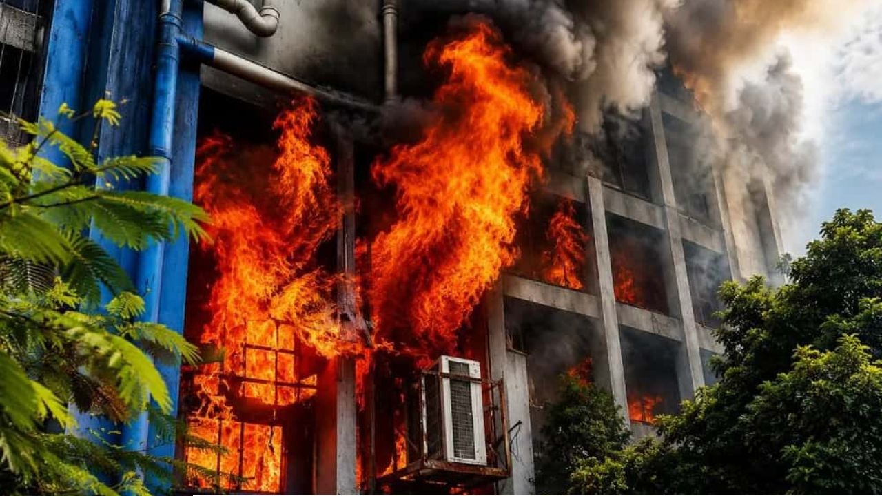 মাঝের ৩টে তলা অক্ষত, আলিপুরের আগুনে বিস্ফোরক ষড়যন্ত্রের গন্ধ পাচ্ছেন দমকলমন্ত্রী