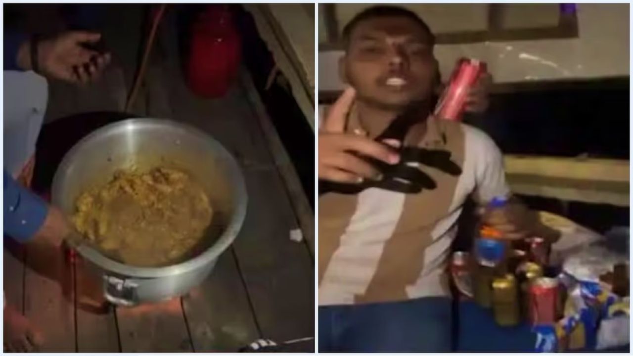 পবিত্র গঙ্গাবক্ষে মদ-মাংসের দেদার মোচ্ছব! যোগীর রাজ্যে পবিত্র ঘাটের ভিডিও ভাইরাল হতেই রাতেই অ্যাকশন পুলিশের