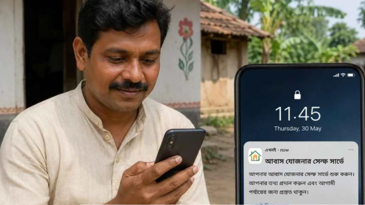 মোবাইল খুললেই মিলবে পাকা বাড়ি! সরকারি অফিসে না গিয়ে কীভাবে করবেন ‘সেল্ফ সার্ভে’? জেনে নিন সহজ উপায়