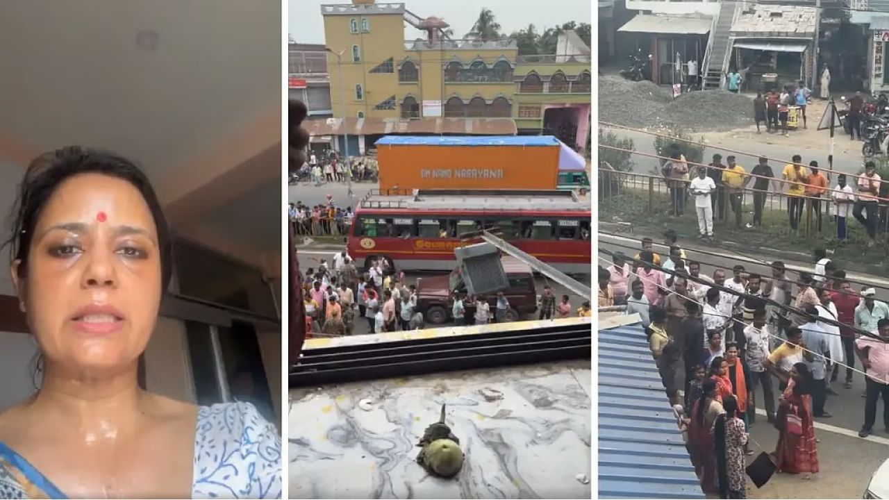  'গো ব্যাক' স্লোগানের মাঝেই ডিম হামলা! কালীগঞ্জে হেনস্তার অভিযোগ মহুয়ার 