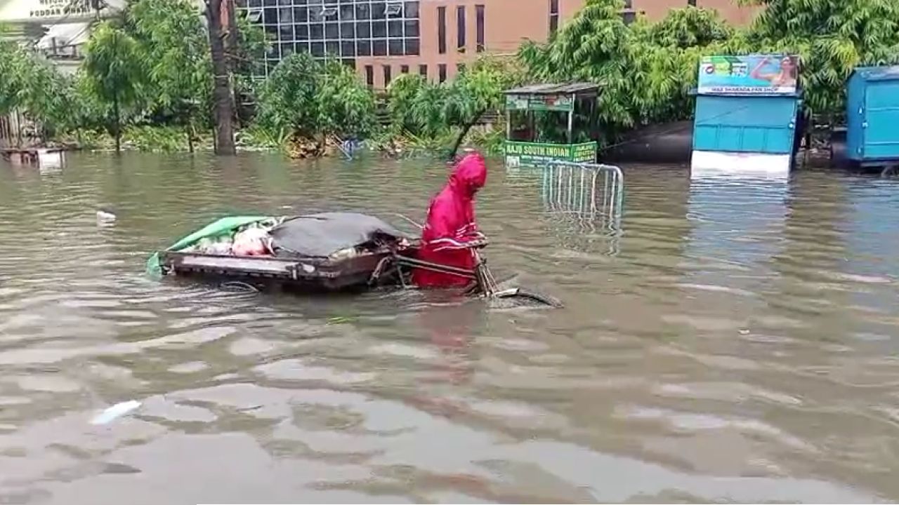 ভিআইপি রোডে ডুবল গাড়ি, থমকে বিমান! রাতভর বৃষ্টিতে বানভাসি কলকাতা ও শহরতলি