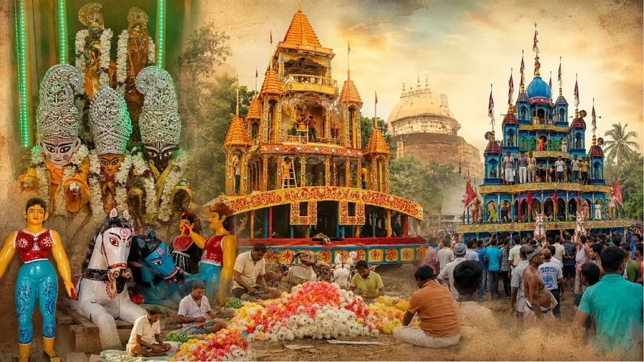 জগন্নাথদেবের হাত-কান দুই-ই আছে! পুরী বা মাহেশ নয়, বাংলার এই রথের আশ্চর্য রহস্য জানলে চমকে উঠবেন