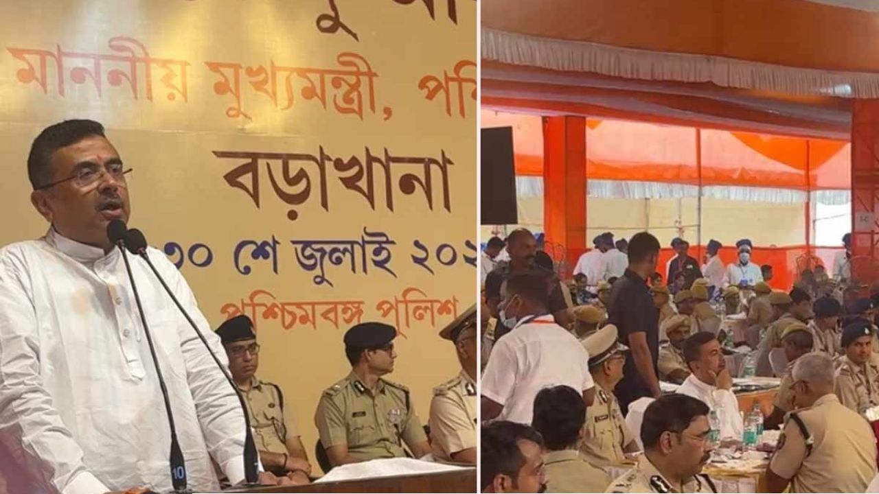 পুলিশের পাশে শুভেন্দু, ‘বড়া খানা’য় যোগ দিয়ে বড় বার্তা মুখ্যমন্ত্রীর 