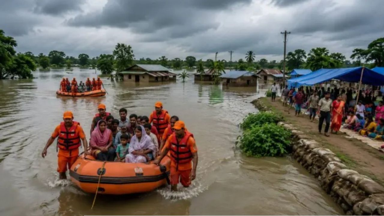 অসমের ভয়াবহ বন্যায় মৃতের সংখ্যা বেড়ে ১০০! ক্ষতিগ্রস্ত সাড়ে ৩ লক্ষ মানুষের জীবন