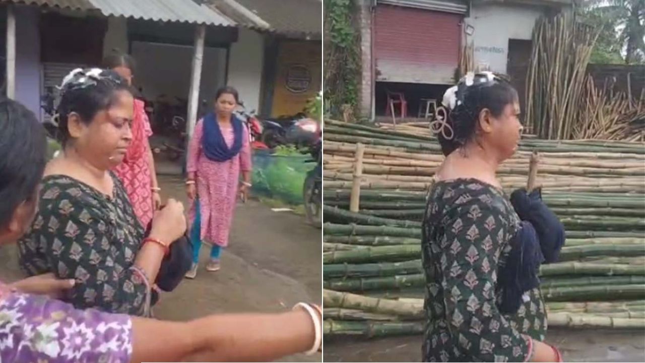 সন্দেশখালিতে ফের ক্ষোভের আঁচ! শাহজাহান-ঘনিষ্ঠ নেত্রীকে দেখেই ‘ডিমবৃষ্টি’, এলাকায় উত্তেজনা 