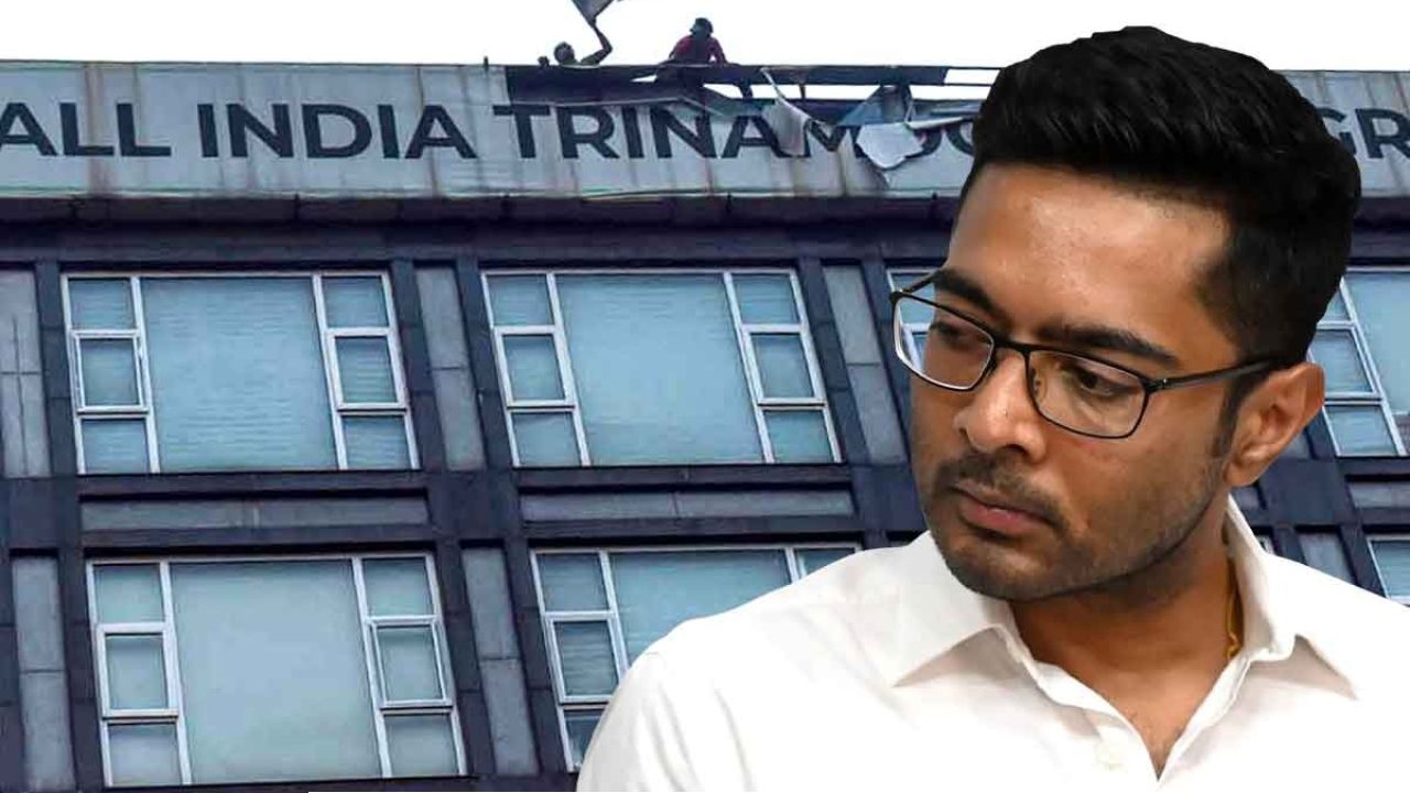 বিলবোর্ডের পর এবার অফিস ‘দখল’-এর অভিযোগ! ক্যামাক স্ট্রিটে অভিষেককে ঘিরে নয়া বিতর্ক