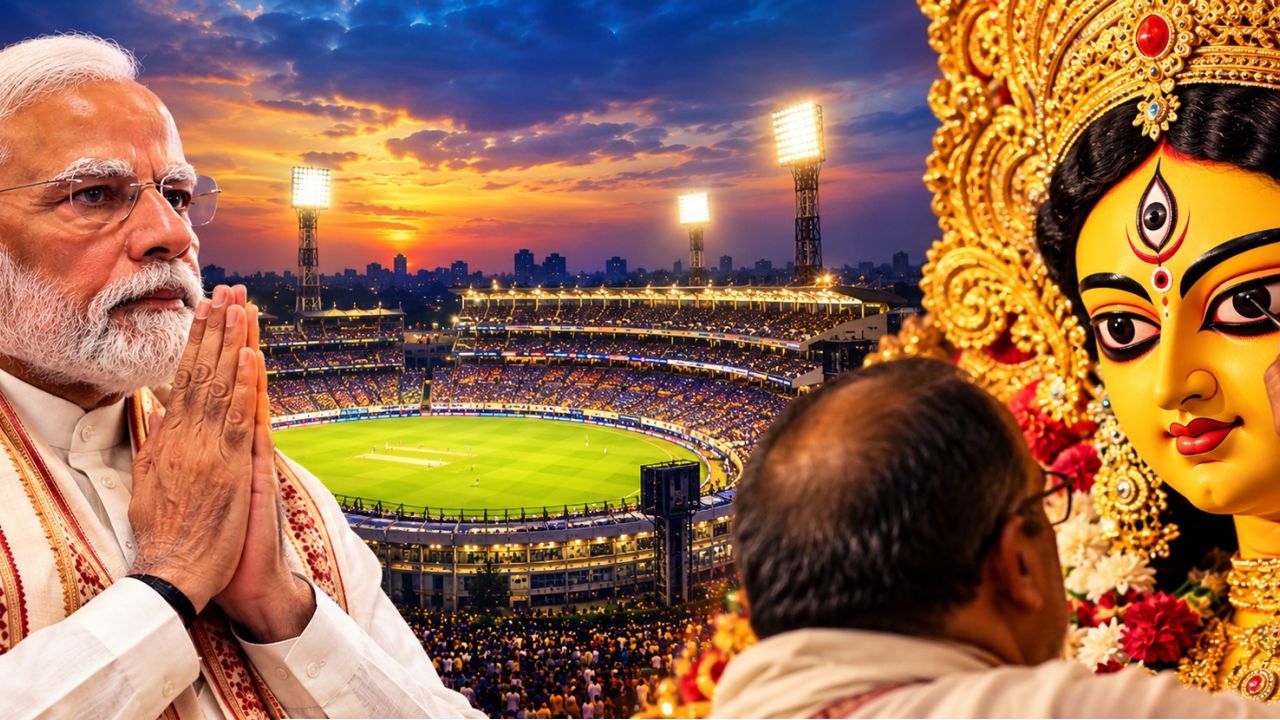 মহালয়ার সন্ধ্যায় ইডেনে ধুন্ধুমার মেগা ইভেন্ট! দুর্গার চোখ আঁকবেন মোদী?