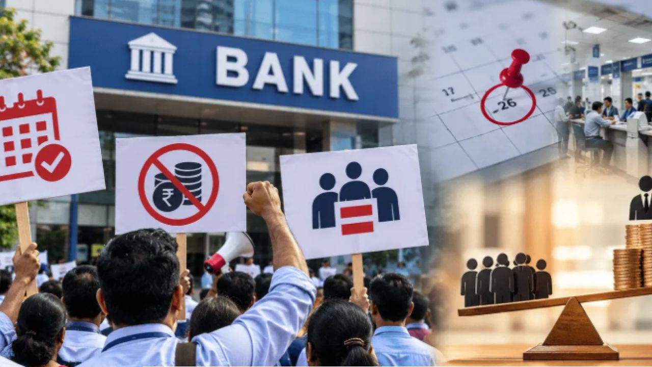 Bank Strick: মাস শেষে ব্যাঙ্ক ধর্মঘটে ভোগান্তির আশঙ্কা!