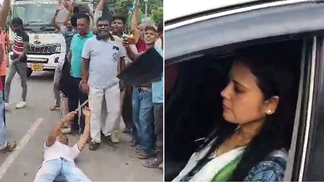 মহুয়াকে ঘিরে ‘গো ব্যাক’ স্লোগান! কালো পতাকা, গাড়িতে হামলার অভিযোগে উত্তপ্ত চাপড়া 