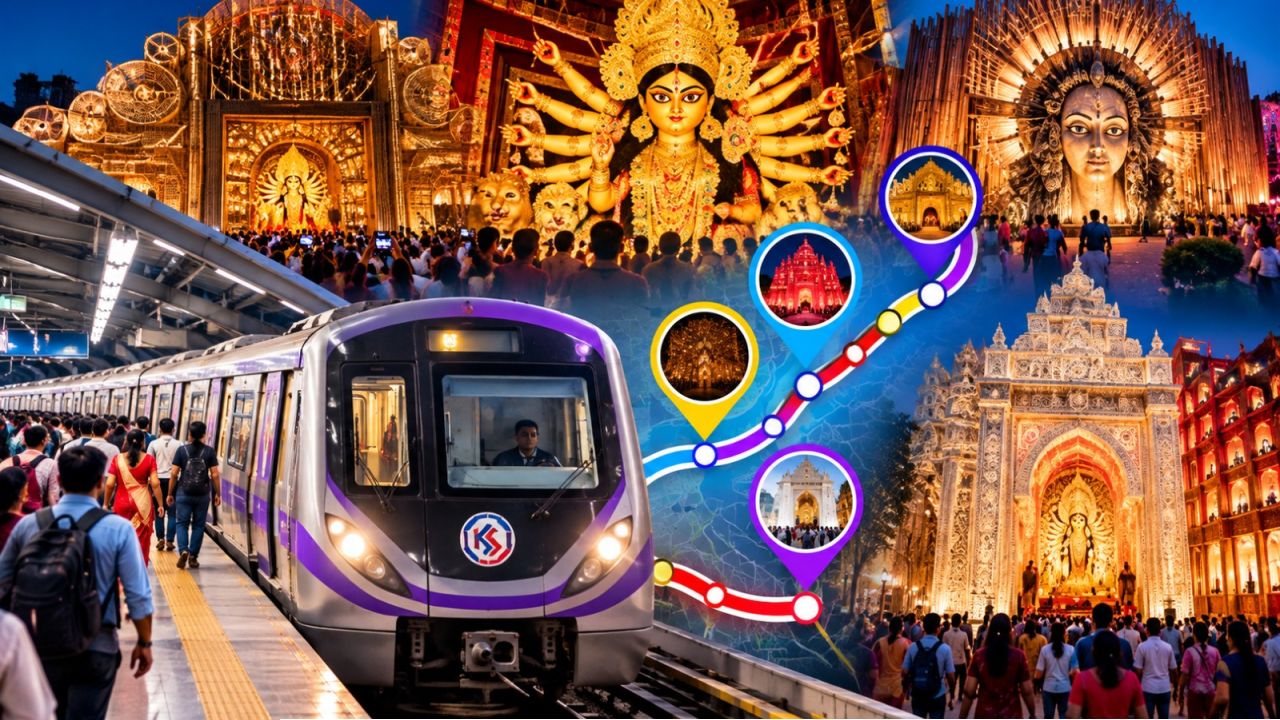  Durga Puja Metro Guide: মেট্রোয় পুজো পরিক্রমা! কোন স্টেশনে নামলেই কাছেই কোন জনপ্রিয় প্যান্ডেল, জেনে নিন রুট