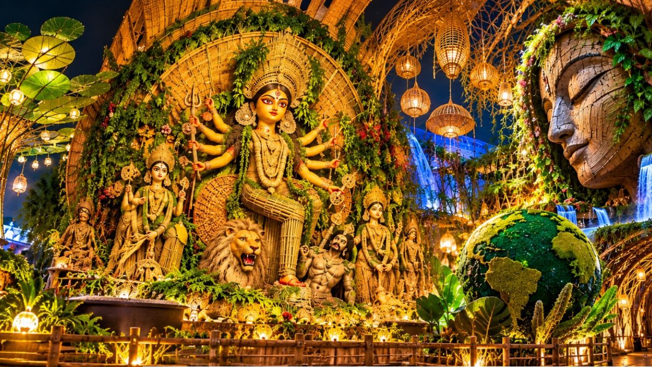 Durga Puja 2026: ‘যোজন’-এ মিশবে মানুষ-প্রকৃতি, কলকাতার এই পুজোয় চোখে পড়বে কোন অভিনব চমক?