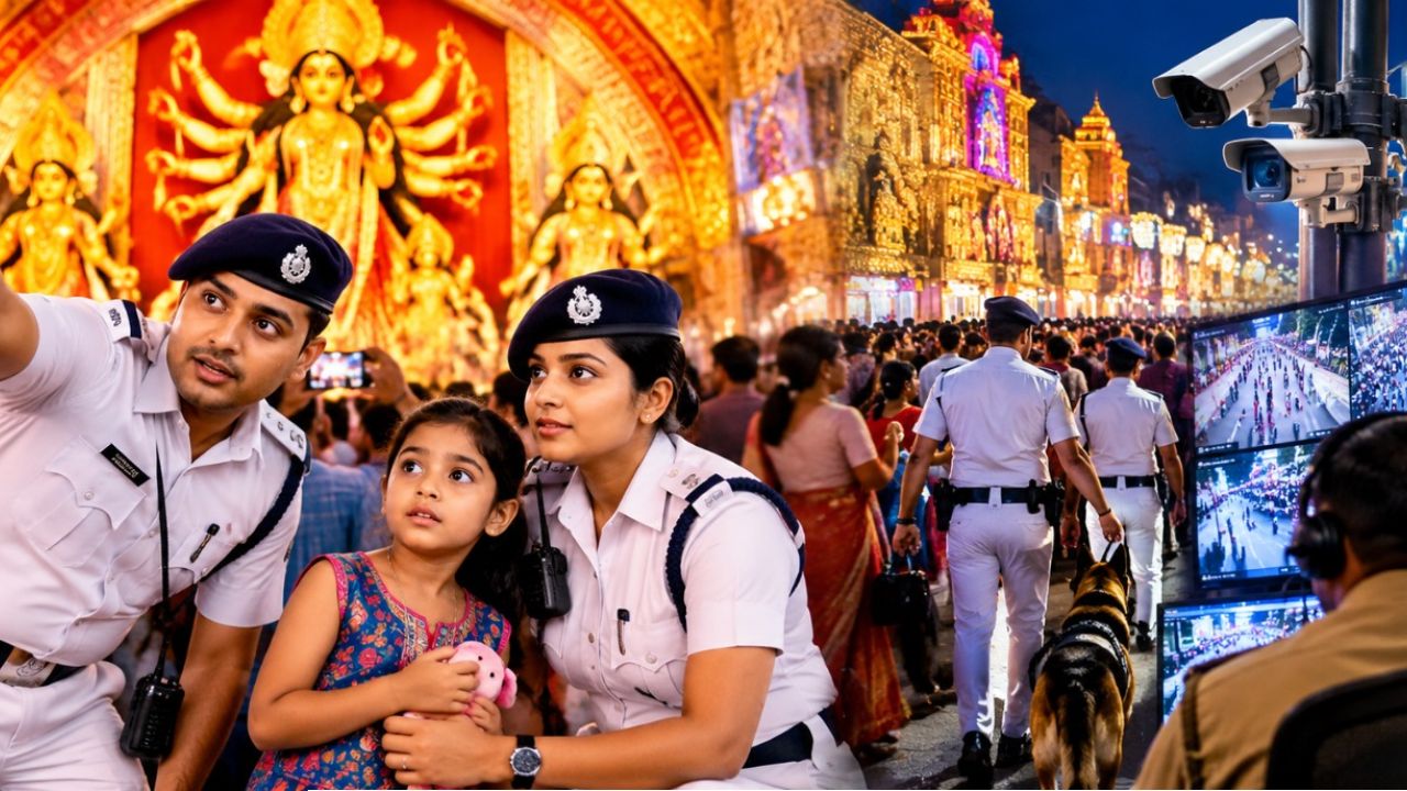 Kolkata Police: পুজোর ভিড়ে হারিয়ে যাওয়ার ভয়? শহরজুড়ে নজর রাখবে ‘বন্ধু কলকাতা’
