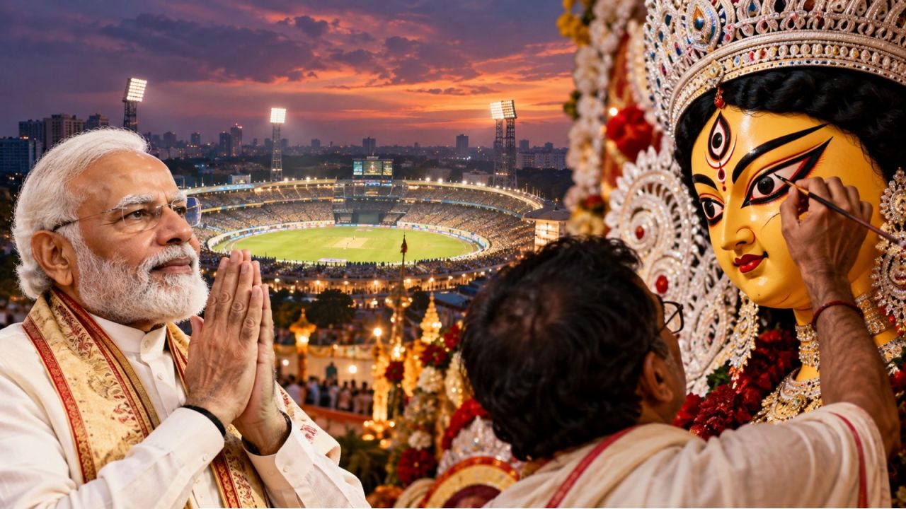 Mahalaya 2026: মহালয়ায় ইডেনের মেগা ইভেন্টে আসছেন না মোদী! শেষ মুহূর্তে নজিরবিহীন সিদ্ধান্ত, কার ওপর গুরুদায়িত্ব?