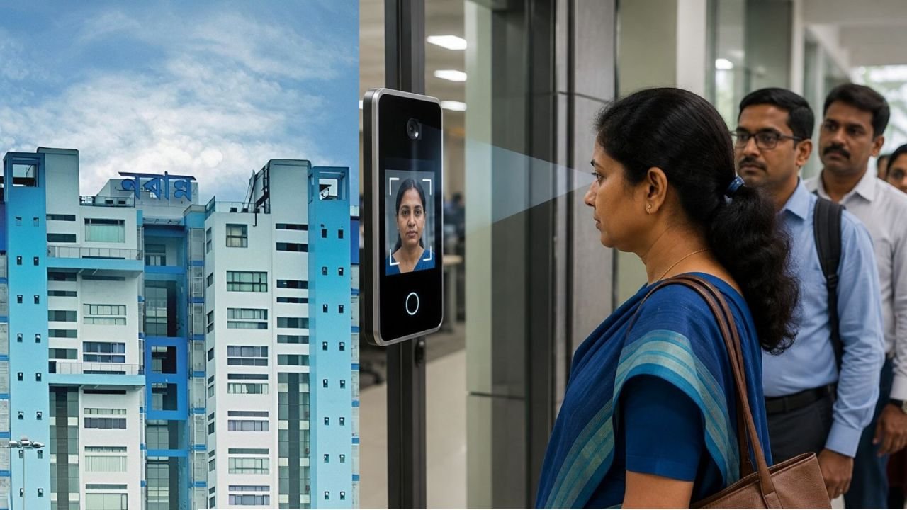 ফাঁকি দিলেই কড়া শাস্তি! ৩ দিন লেট করলেই কাটা যাবে ছুটি, সরকারি কর্মীদের টাইট দিতে নবান্নে বসছে ‘ফেস রিকগনিশন বায়োমেট্রিক’