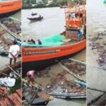 নামখানার ফেরিঘাটে ভয়াবহ দুর্ঘটনা, ট্রলারের ধাক্কায় ডুবে ৩ নৌকা; তদন্তে প্রশাসন
