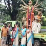 জগন্নাথের রথ বেরোতেই বেজে উঠল আগমনী ঢাক , আগাম পুজোর আবহে ভাসছে দুর্গাপুর