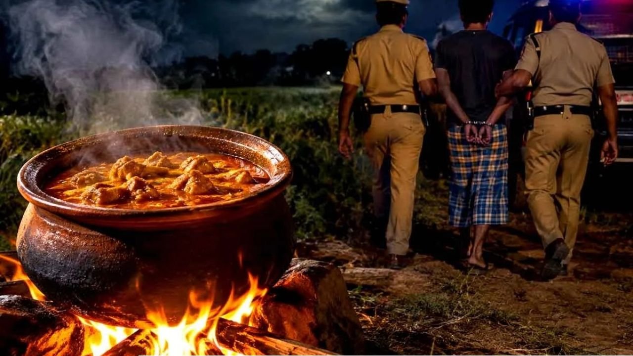 Uttar Pradesh: জ্বলন্ত চিতার সামনে মাংসের হাঁড়ি! তন্ত্রসাধনার নামে কী চলছিল শ্মশানে?